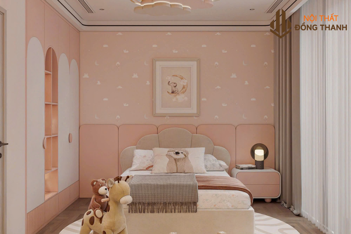 Không gian phòng ngủ phụ vừa đủ giúp tối ưu công năng