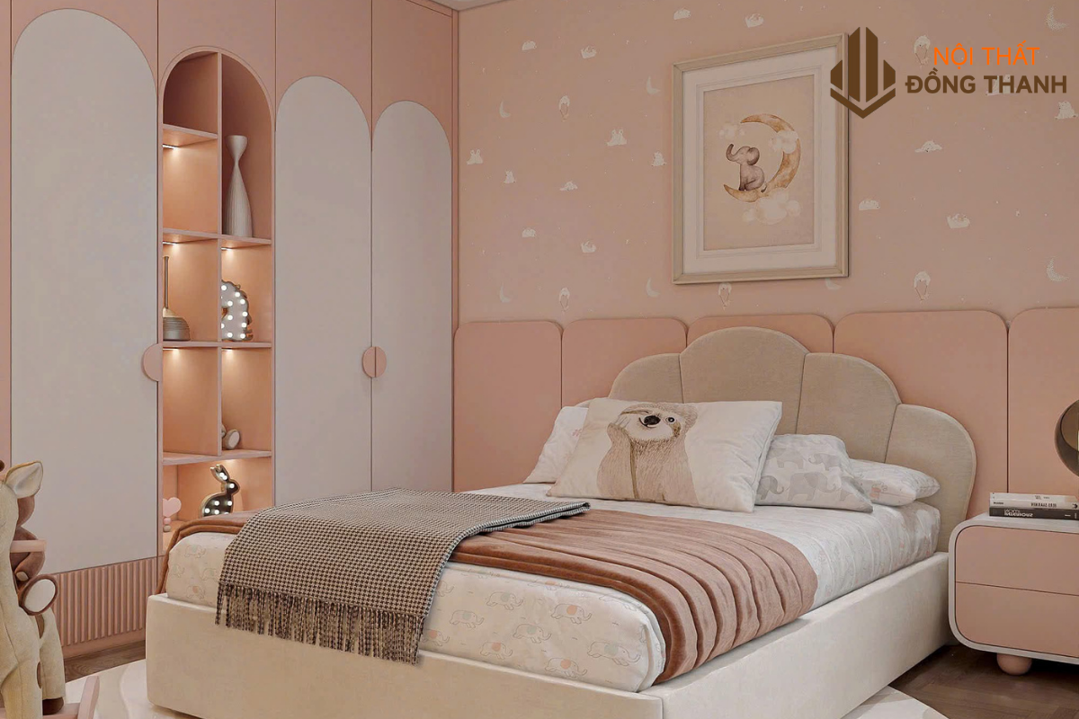 Không gian phòng ngủ phụ vừa đủ giúp tối ưu công năng