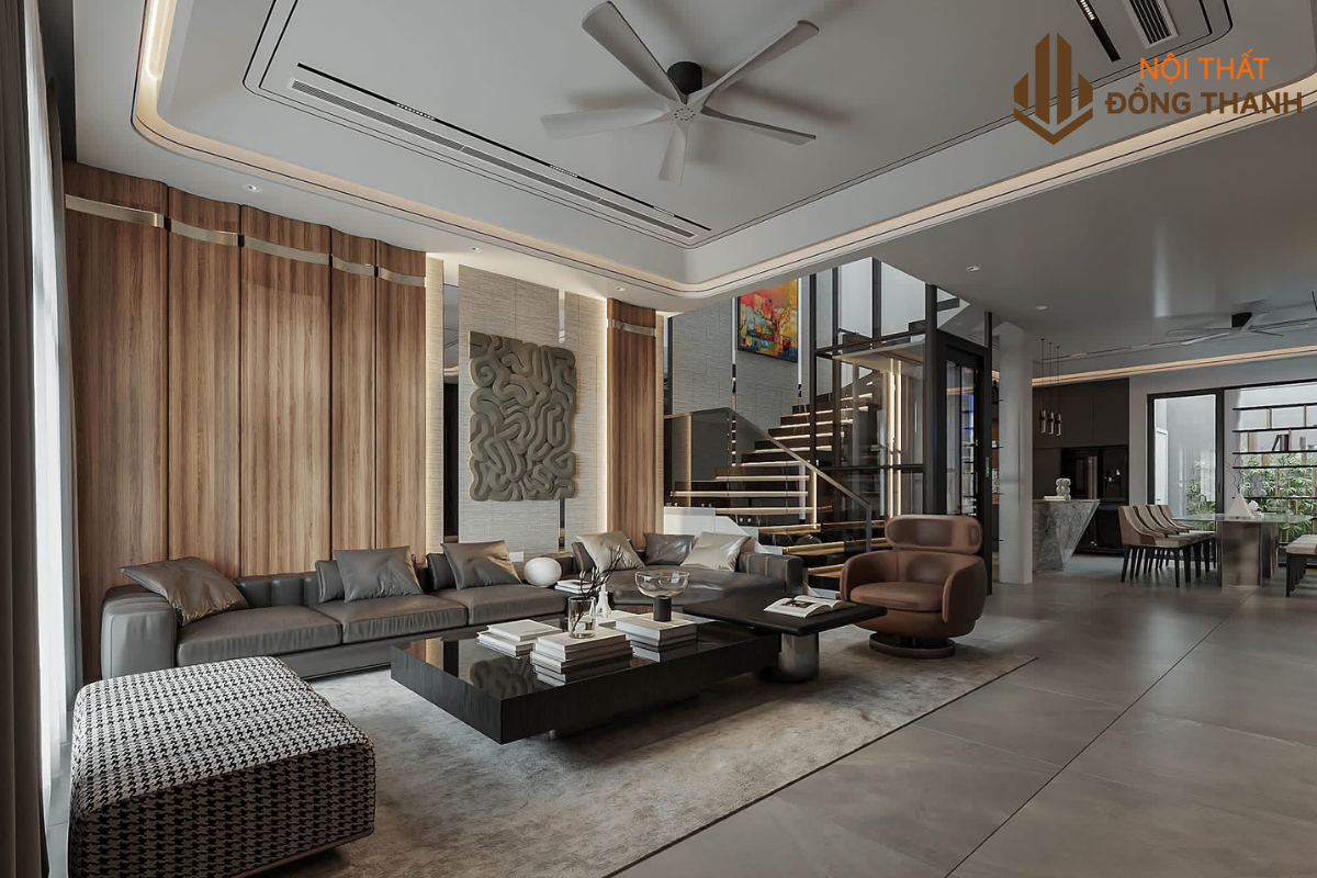 Không gian rộng rãi phù hợp khi tiếp khách, sinh hoạt