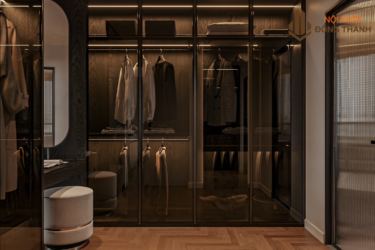 Nội thất phòng ngủ được đầu tư giúp mang lại trải nghiệm ấn tượng