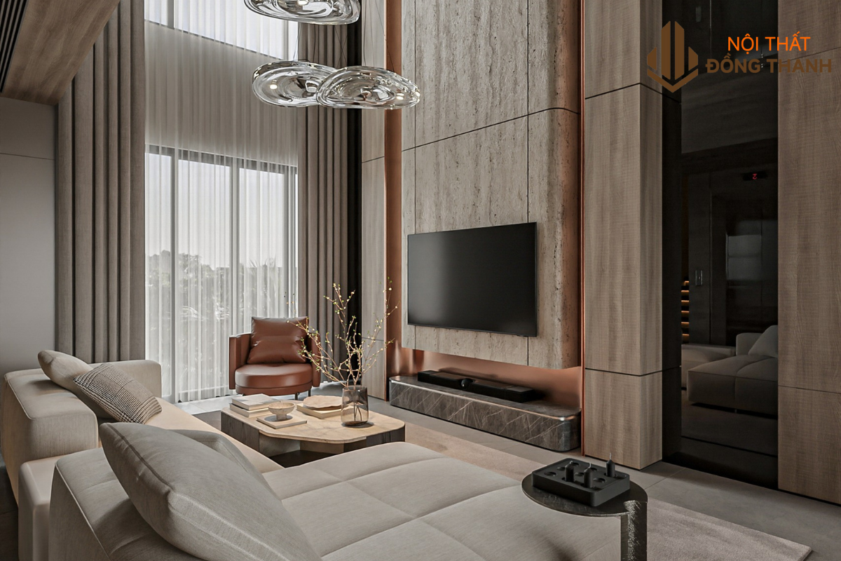 Kính lấy sáng rộng giúp không gian thêm thoáng