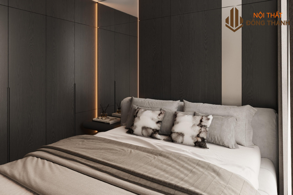 Tone màu trung tính - sáng giúp nổi bật không gian nghỉ ngơi