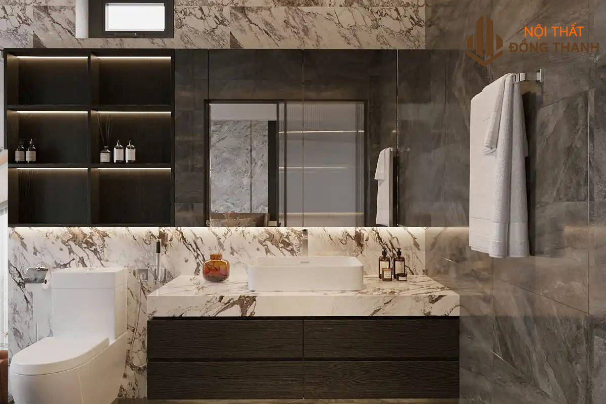 Không gian phòng tắm khép kín hiện đại