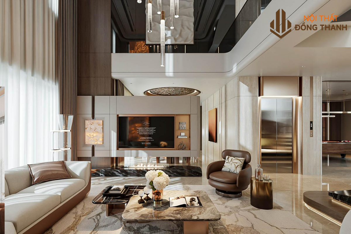 Biệt thự Hoài Đức khu vực ngoại thành sang trọng