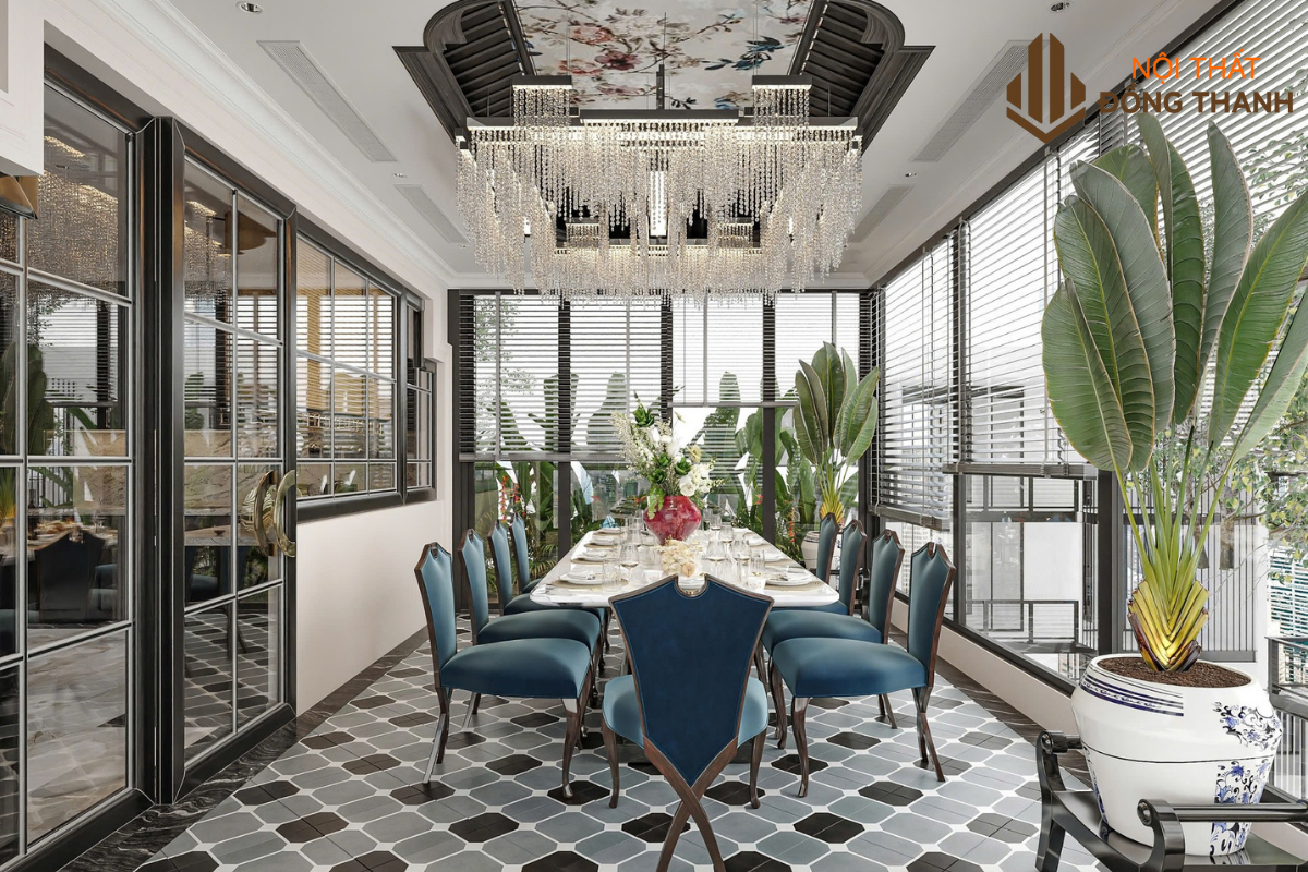 Cửa sổ thoáng giúp không gian mở rộng hơn