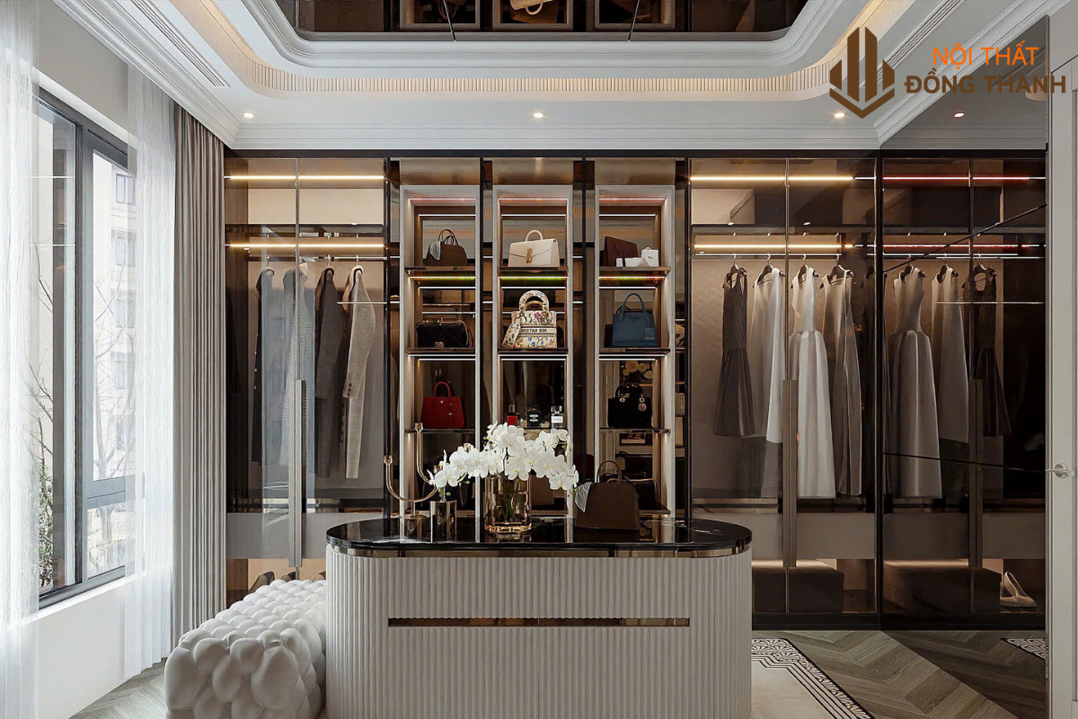 Phân bổ không gian tối ưu với hệ tủ âm tường