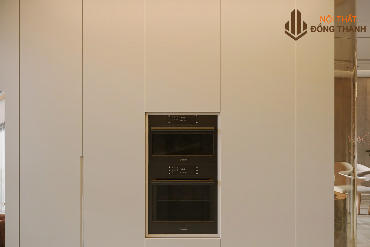 Hệ tủ âm tường được nhiều gia chủ yêu thích khi thi công nội thất chung cư