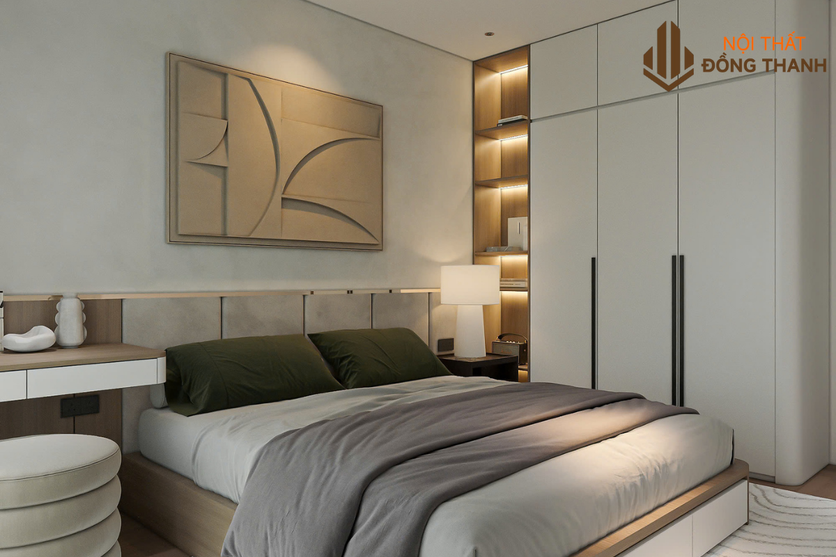 Phòng ngủ phụ được thiết kế phù hợp cho khách hoặc người thân