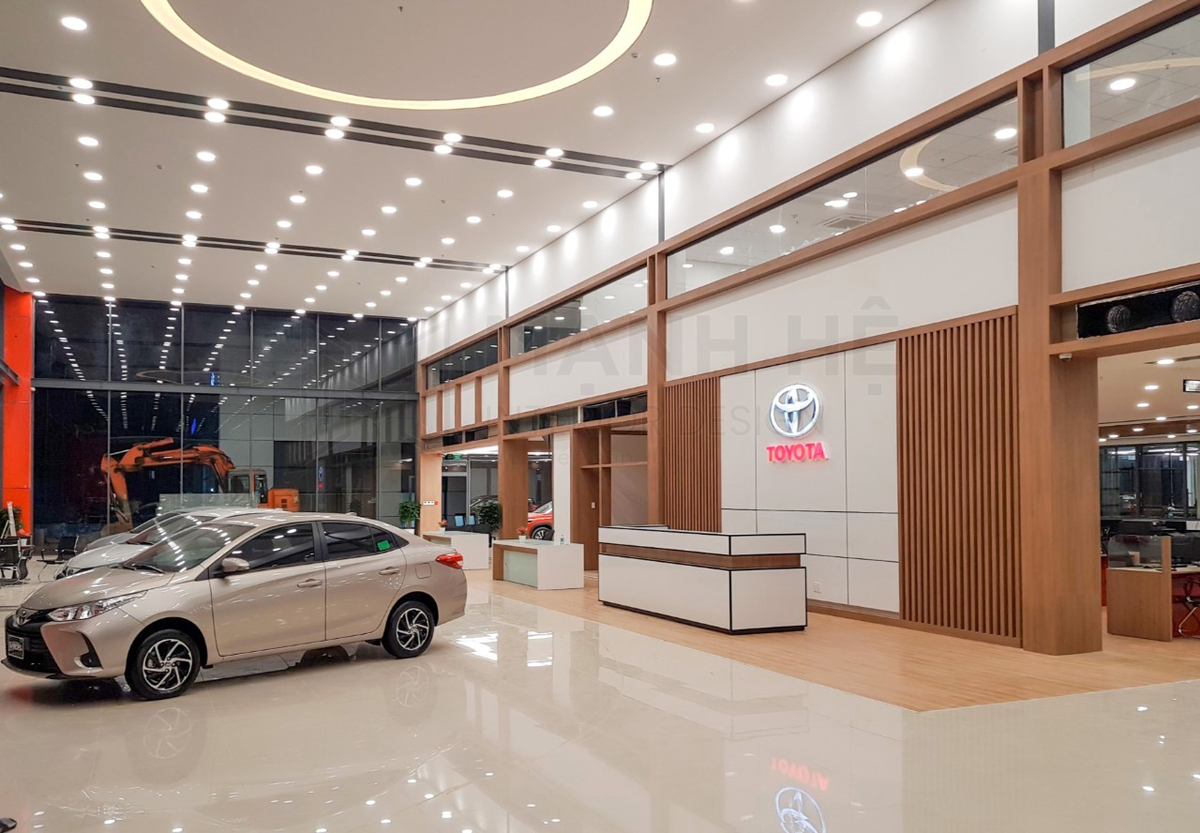 Dự án văn phòng, phòng trưng bày của Toyota