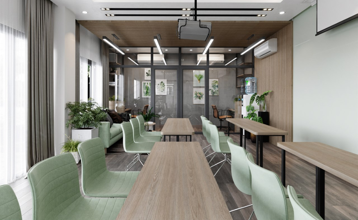 Màu sắc nội thất thể hiện màu sắc thương hiệu