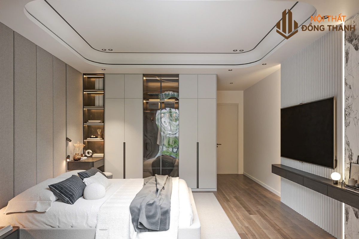 Phòng ngụ phụ cho khách tone màu sáng chủ đạo