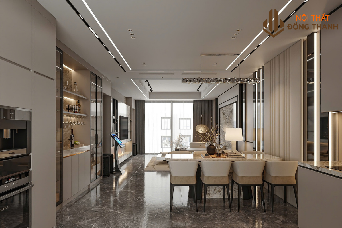 Không gian thoáng và được gia chủ đầu tư