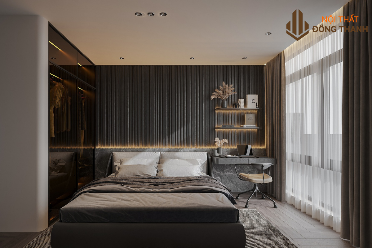 Nội thất được lựa chọn cẩn thận trước khi thi công