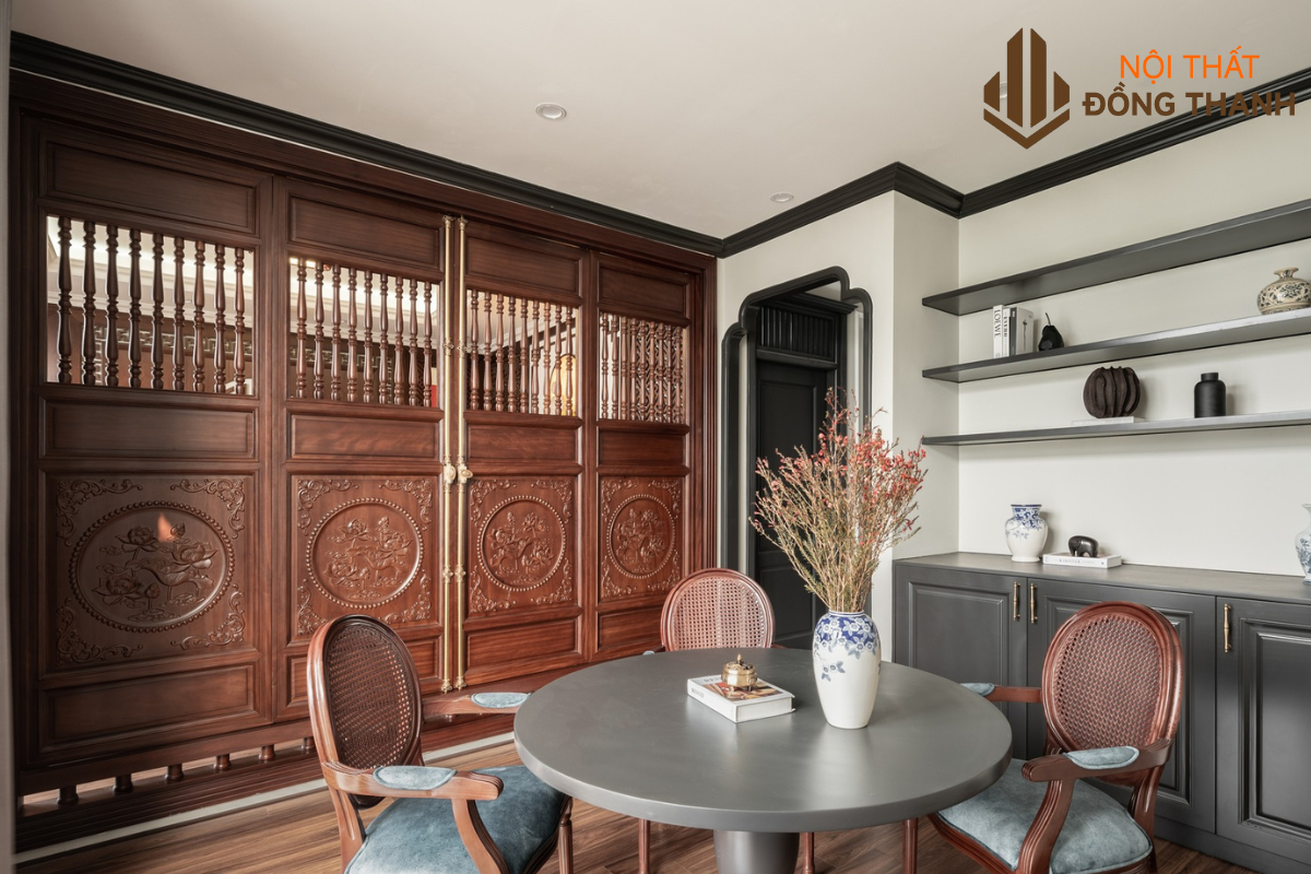 Những chi tiết quen thuộc tạo nên sự tĩnh tại cho gia chủ