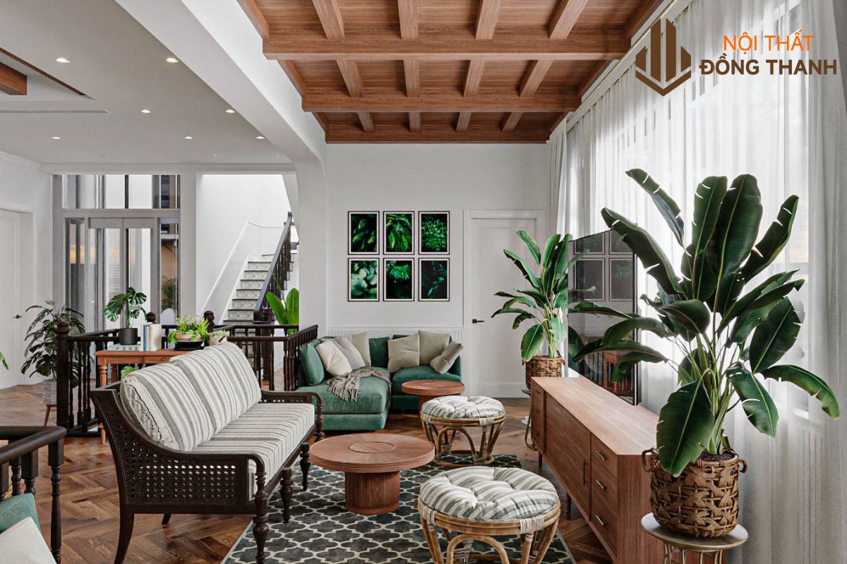 Gỗ sồi, gỗ đỏ tạo nên sự khác biệt cho không gian sống