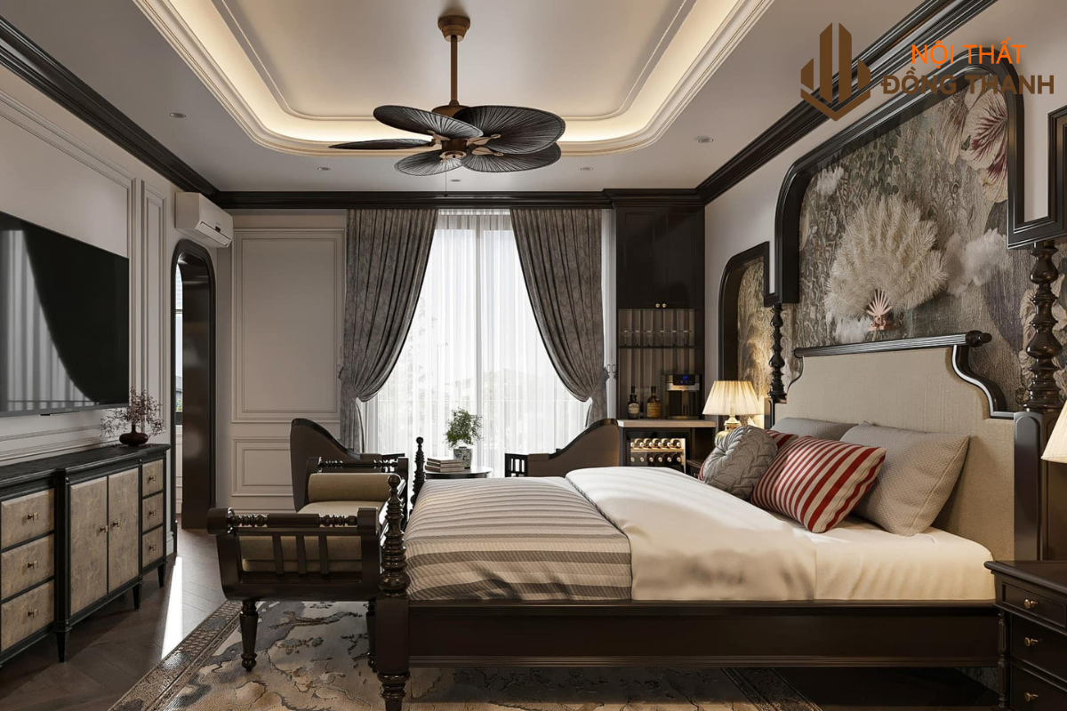 Không gian phòng ngủ yên tĩnh để thư giãn