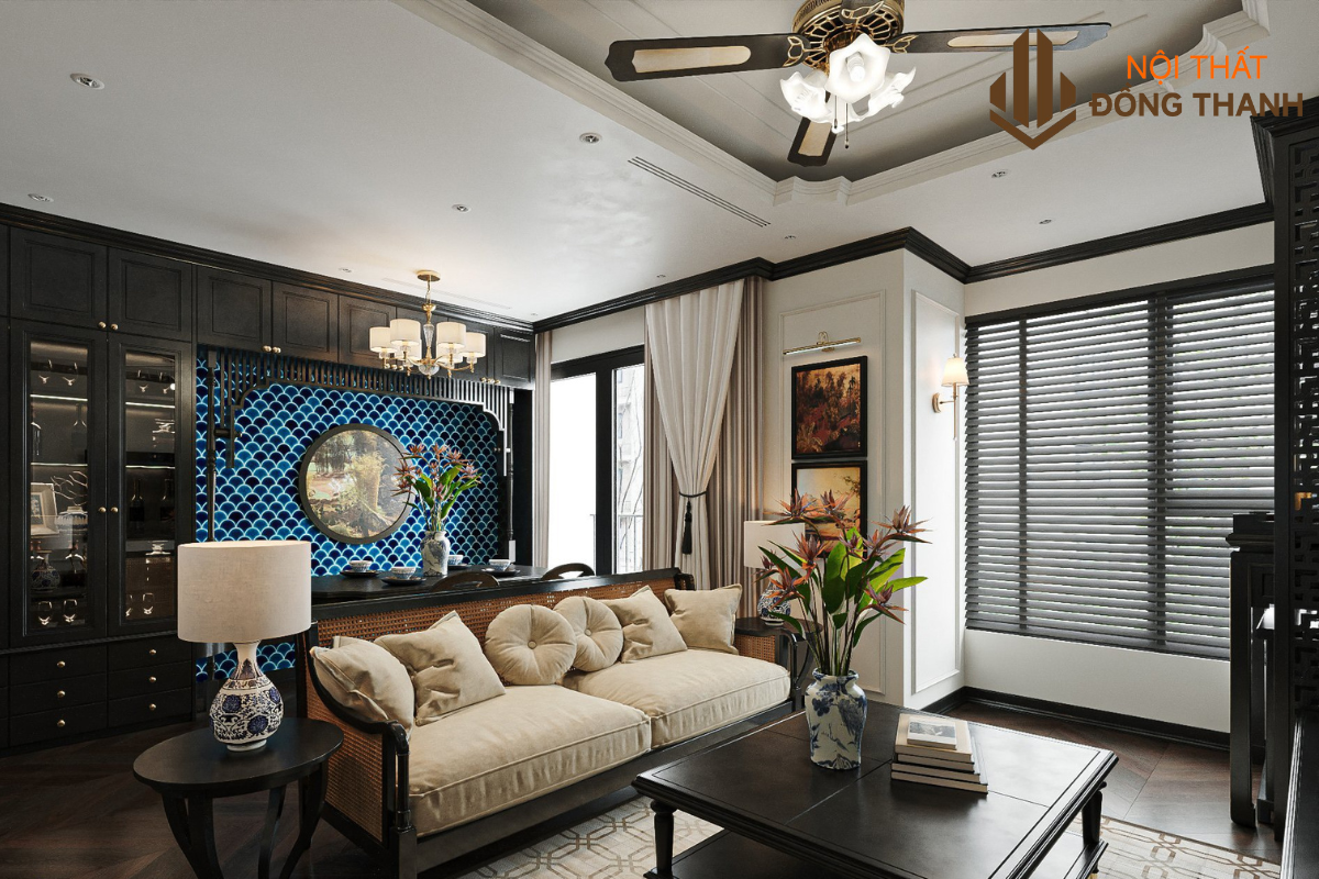 Nội thất Đồng Thanh cùng với phong cách Indochine