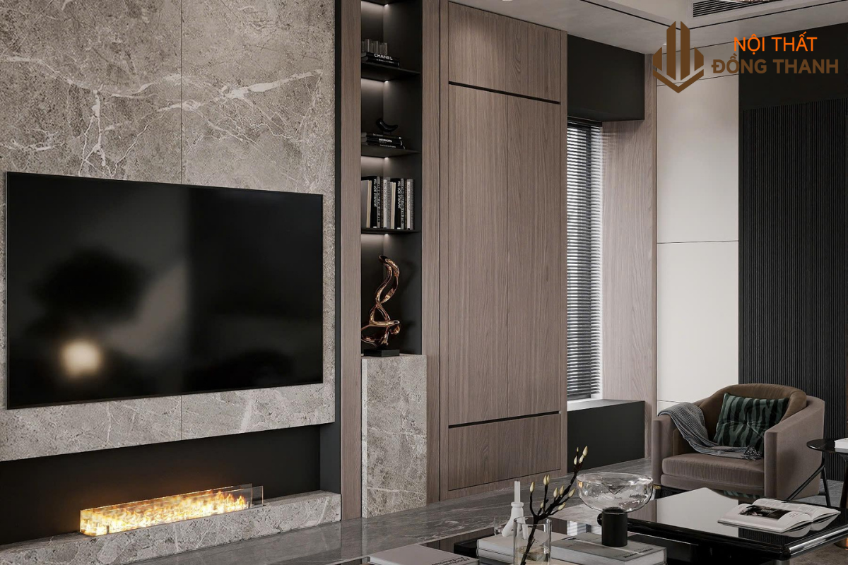 Nội thất sang trọng thể hiện tinh thần của gia chủ