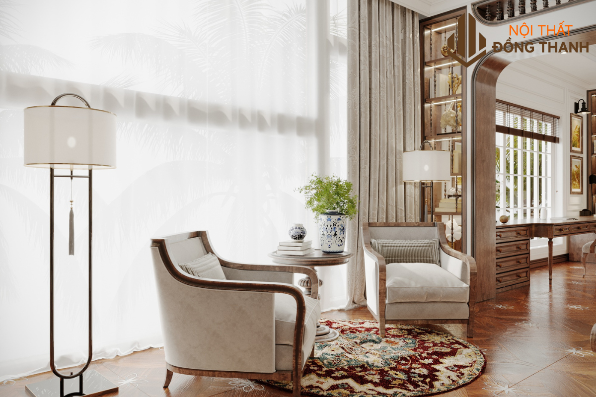 Gam màu chủ đạo trung tính làm nổi bật không gian sống