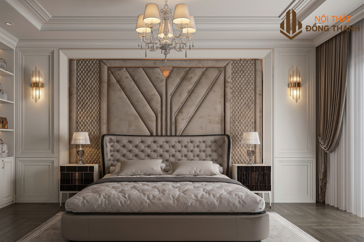 Không gian phòng ngủ Master rộng rãi, thoáng đãng