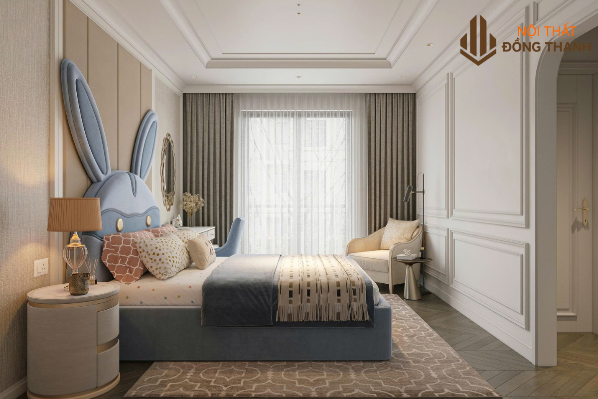 Không gian phòng ngủ cho con được thiết kế cá nhân hóa