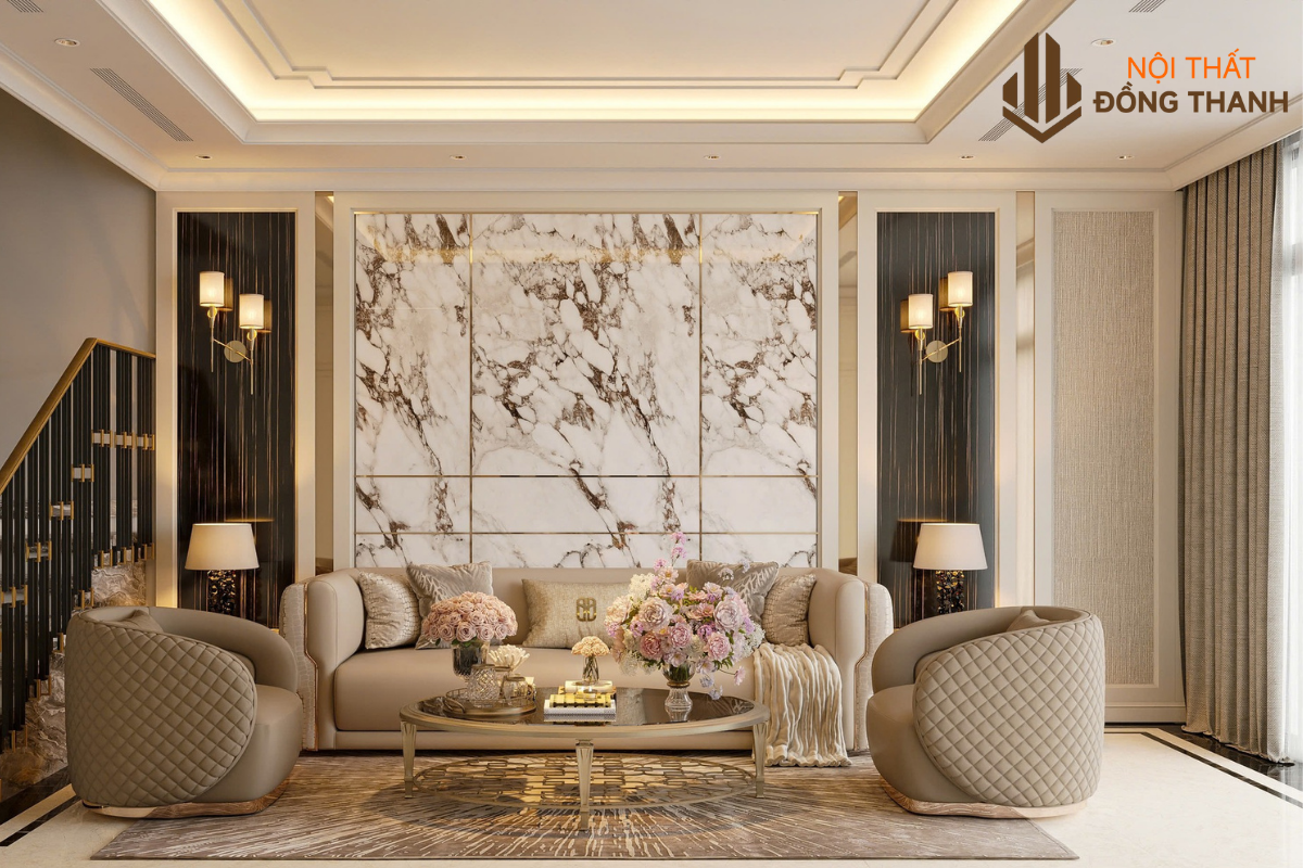 Không gian phòng khách hiện đại và sang trọng