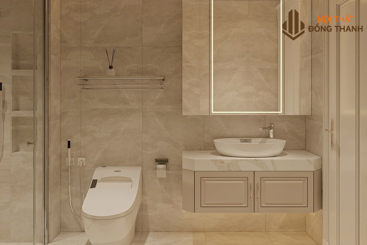 Hệ thống phòng tắm, vệ sinh hiện đại