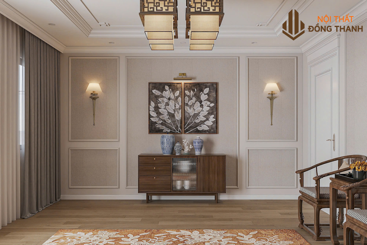 Phòng thờ linh thiêng và được gia chủ đầu tư