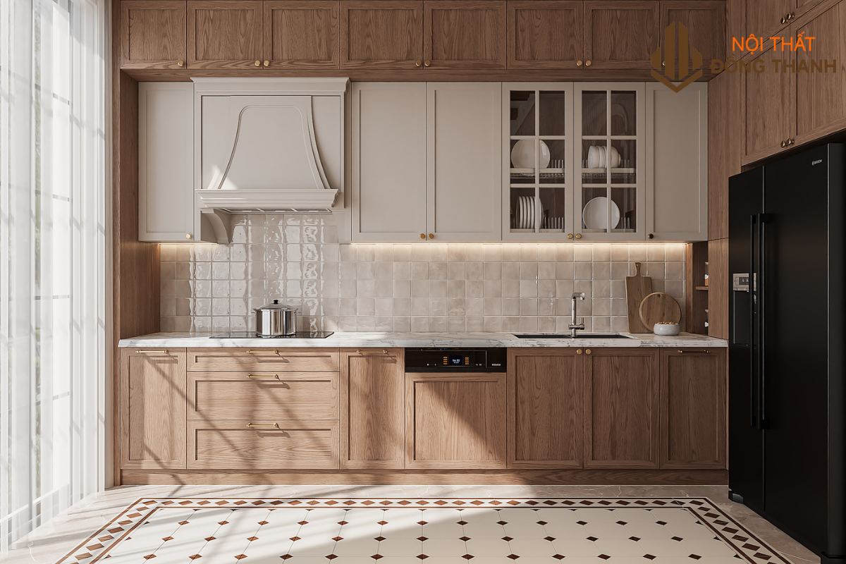 Phòng bếp đầy đủ công năng và tiện nghi cho gia chủ