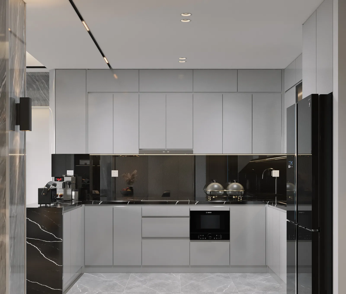 Phòng bếp gọn gàng đem đến cảm giác thoải mái