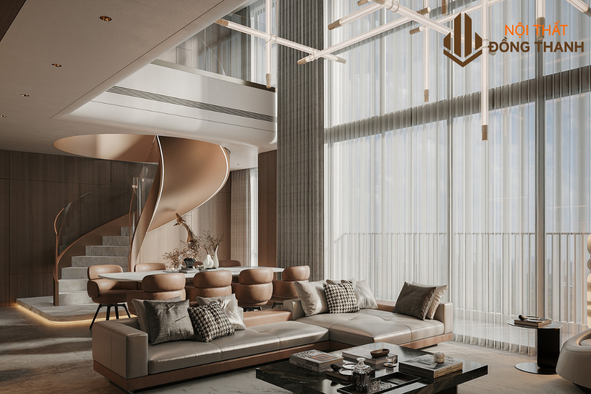 Không gian thoáng và rộng mở ra bên ngoài