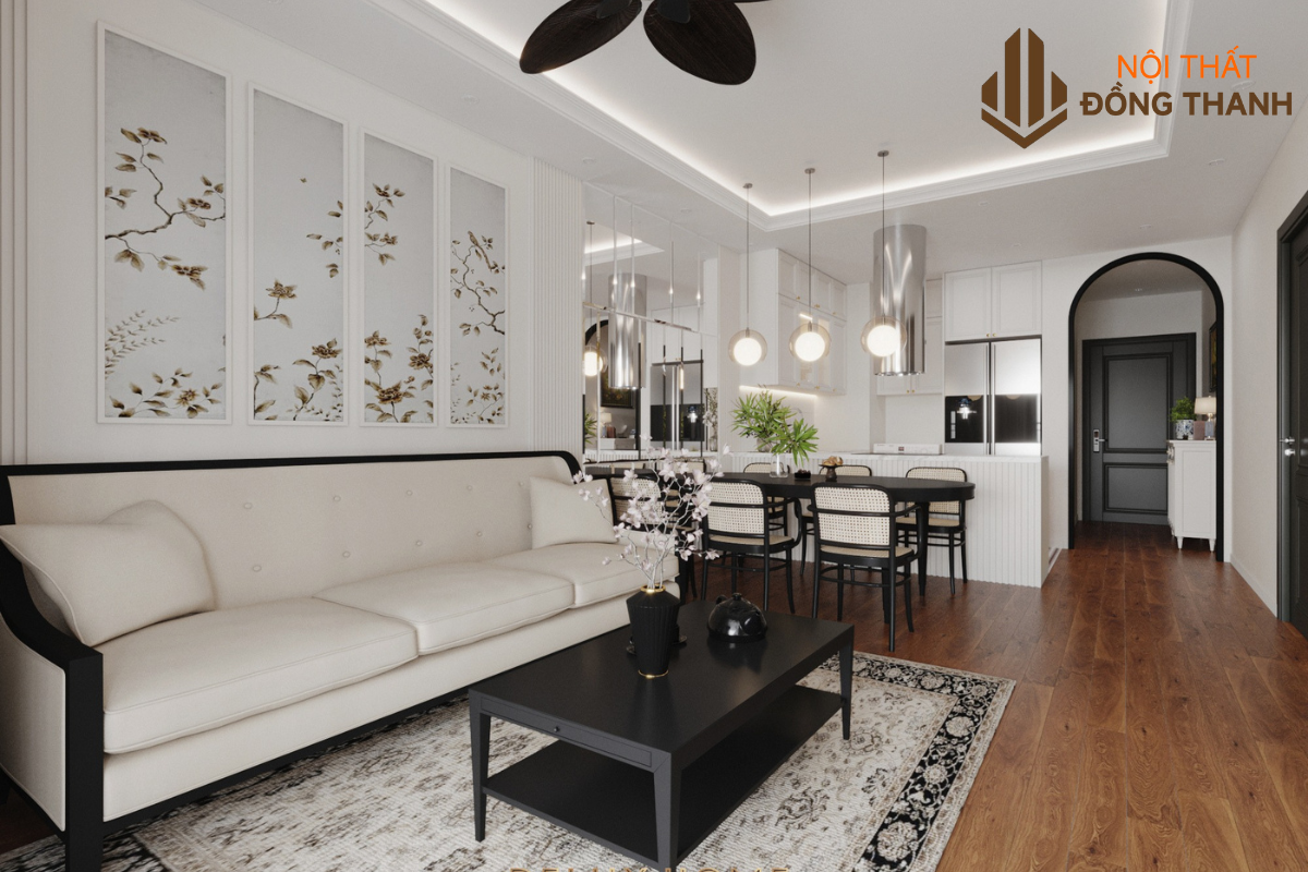 Phong cách thiết kế nội thất biệt thự Đông Dương