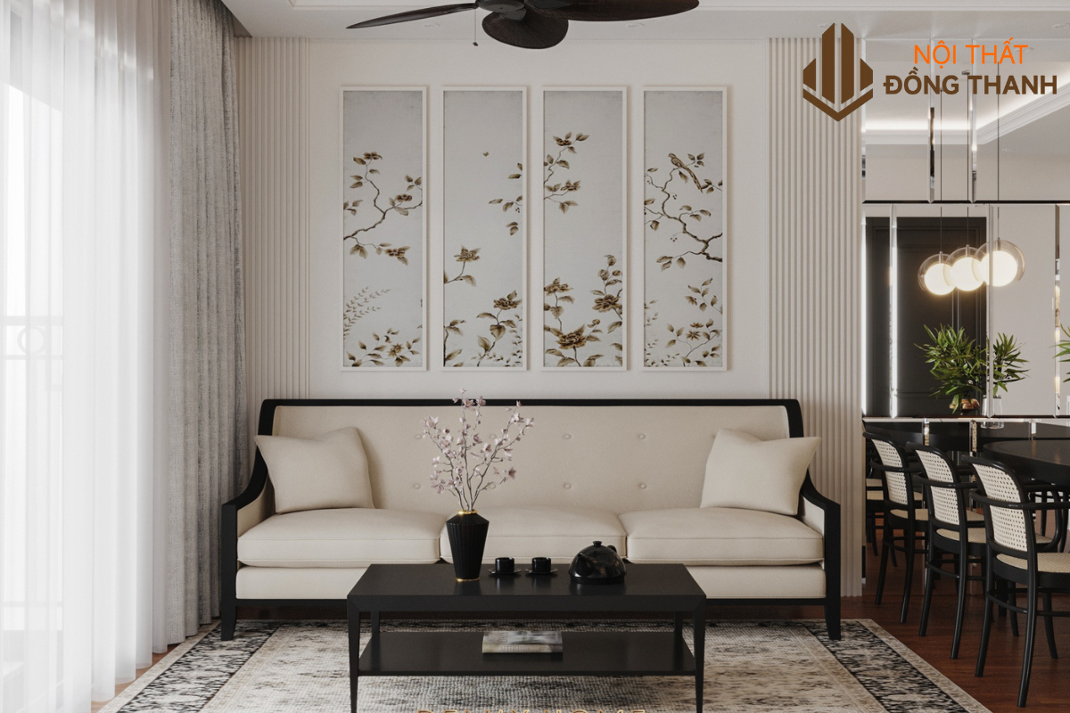 Sự hài hòa trong thiết kế gợi dấu ấn thời gian trong công trình