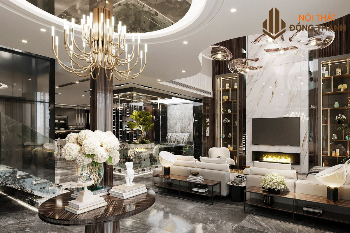 Ánh sáng cùng chất liệu cao cấp tạo nên đẳng cấp