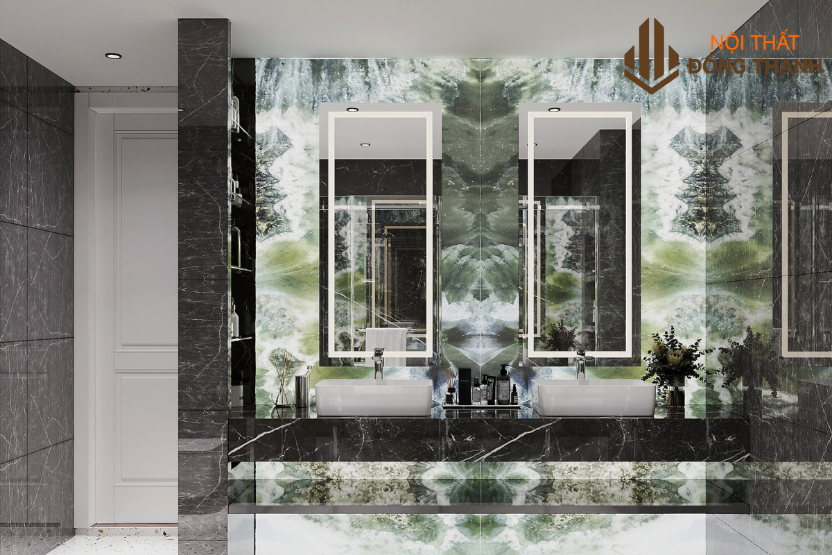 Không gian phòng tắm chuẩn spa, tiện nghi hàng đầu