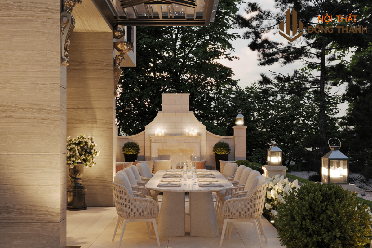 Nổi bật với các chi tiết chạm khắc, phào chỉ đặc trưng