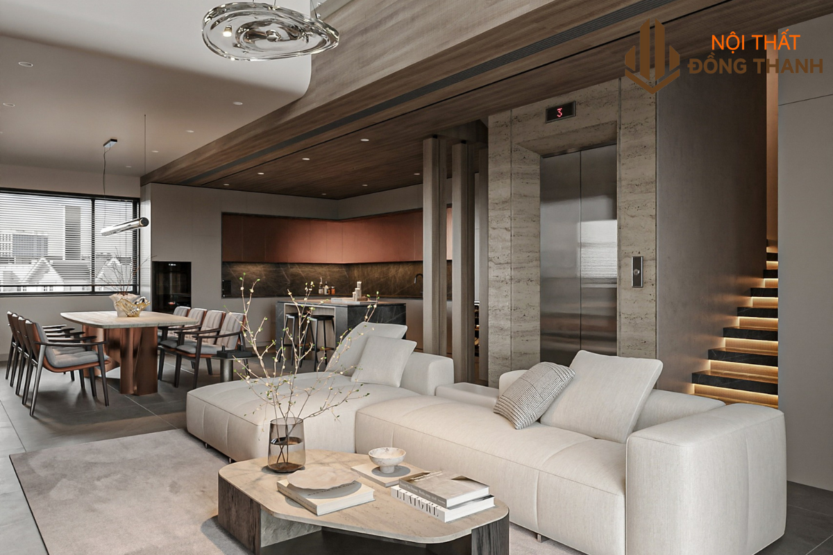 Kết hợp với các nội thất đơn giản