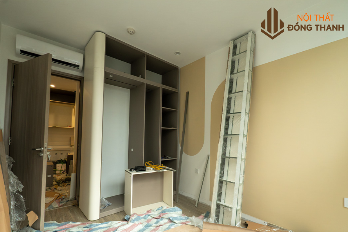 Tiến hành thi công hoàn thiện tại dự án