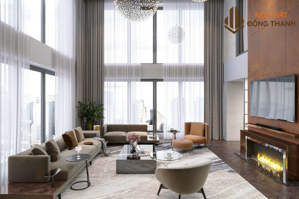 Dấu ấn phong cách hiện đại trong thiết kế Penthouse