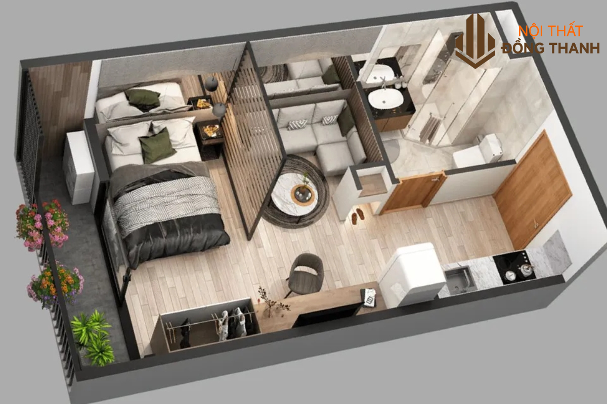 Tiến hành thiết kế phối cảnh 3D sống động