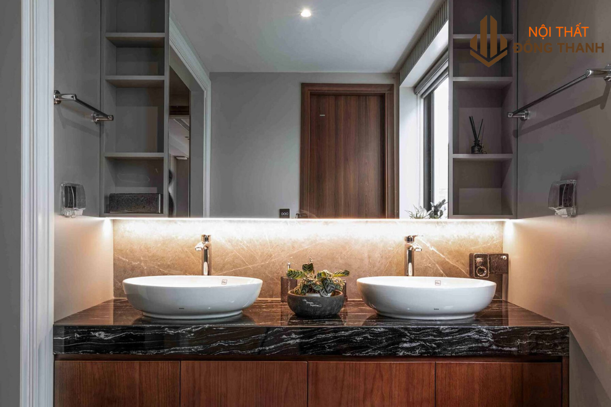 Không gian phòng tắm và vệ sinh khép kín