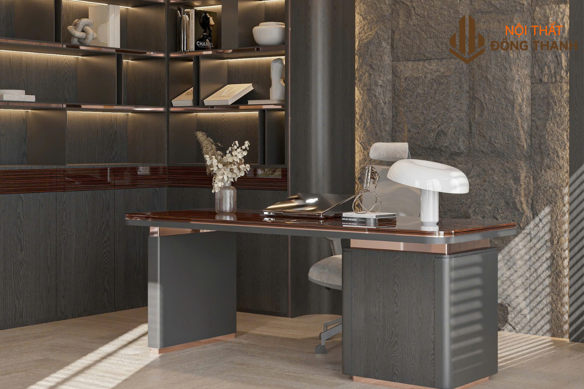 Phòng làm việc nhỏ gọn, tối ưu diện tích