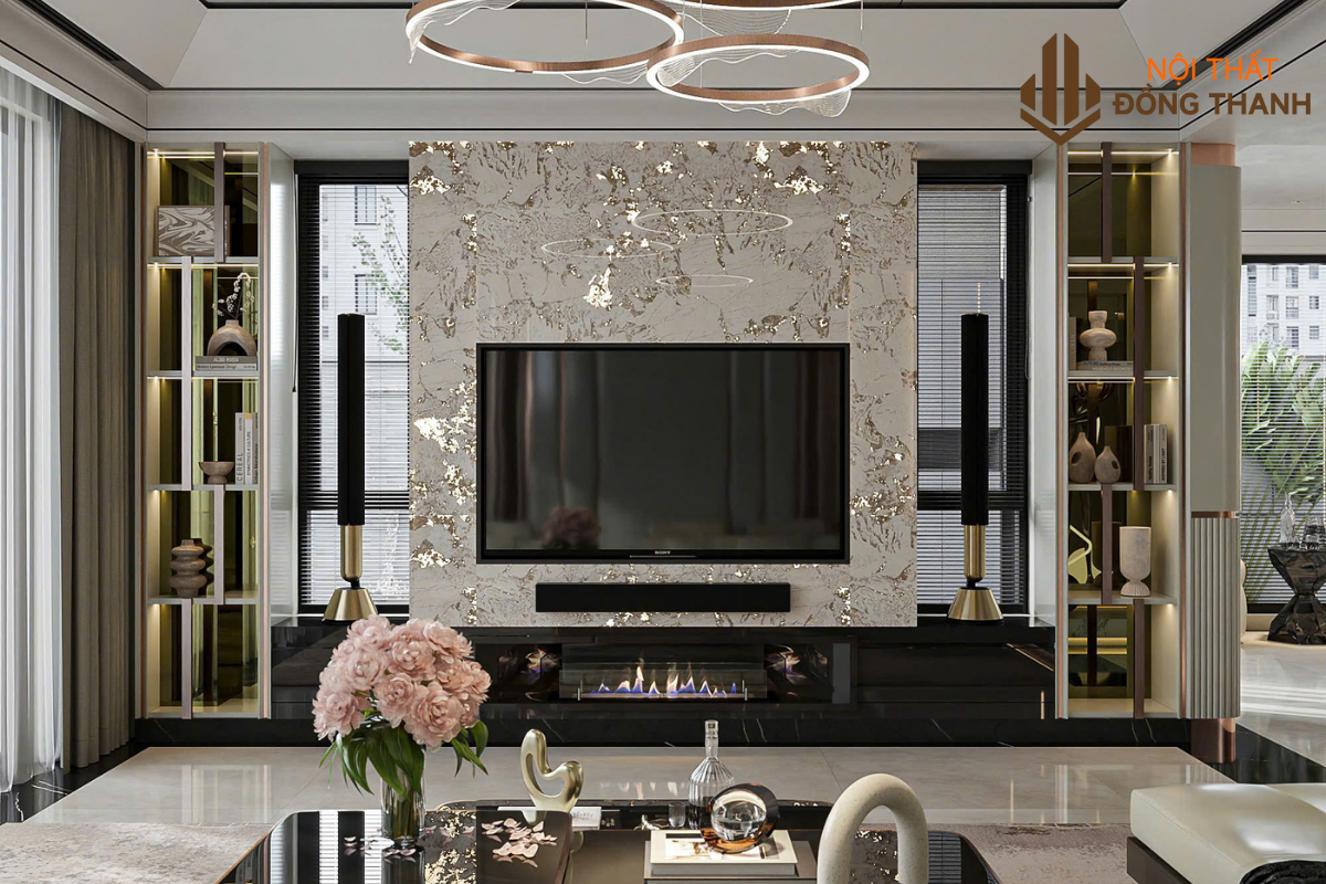 Không gian Villa Thái Nguyên được thiết kế hiện đại